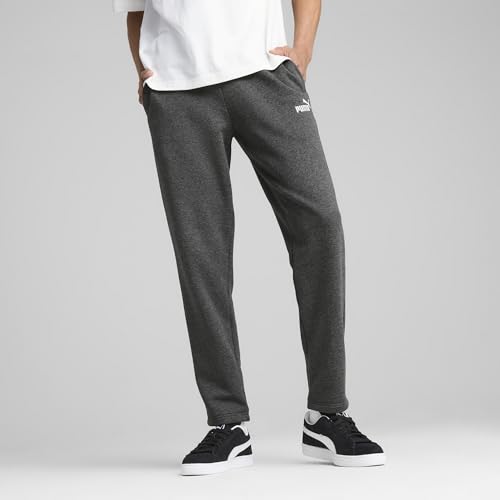 PUMA Men's Essentials Logo Sweatpants X-Large Dark Gray Heather Casual Activewear