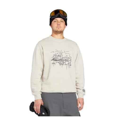 Volcom Men's Essential Crew Fleece Snowboard Winter Sweatshirt