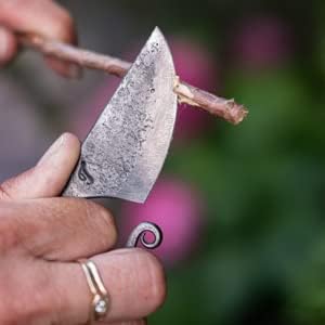 Toferner Celtic Pocket Knife, Hand Forged Fixed Blade Knives, Hardened Blade, Vintage Knife, Art Collection
