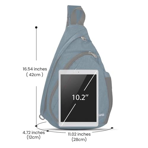 OutdoorMaster Sling Bag, Hiking Daypack, Crossbody Shoulder Chest Urban Outdoor Travel Backpack for Women & Men