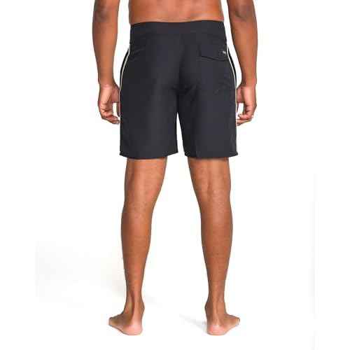 Volcom Mens 18" Boardshorts ? Stretch Swim Trunks with Drawstring Waist and Back Flap Pocket