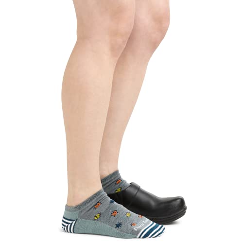 Darn Tough Vermont Women's No Show Socks - Lucky Lady Medium Seafoam