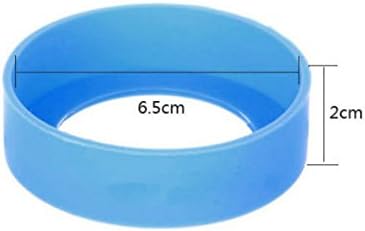 AKOAK Water Bottles Bottom Silicone Sleeve Protective Cover Cap,2.56 Inches,Fit for Cups with Bottom Base Diameter From 2.56 Inches to 2.75 Inches (Pink)