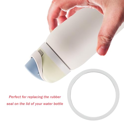 6 Pcs Bottle O Seal Ring Replacement Compatible with Owala FreeSip, Rubber Lid Gasket Replacement Bottle Accessories for Owala, Silicone Lid Seal O Ring Sealing Gaskets Replacement Parts for Owala