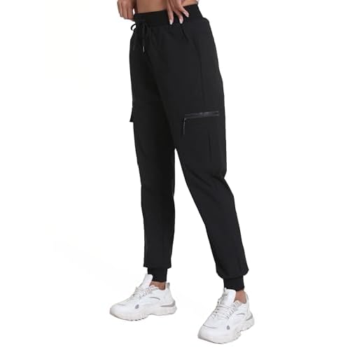 Women's Lightweight Cargo Pants with Pockets Stretchy Quick Dry Hiking Pants for Travel Casual Outdoor
