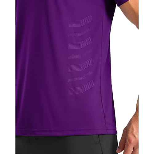 G Gradual Men's Workout Shirts Quick Dry Athletic Running T-Shirts Lightweight Moisture Wicking Short Sleeve Sports Gym Tops