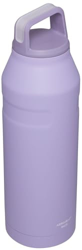 Lavender 50 Oz Insulated Water Bottle with Wide Mouth & Leakproof Lid