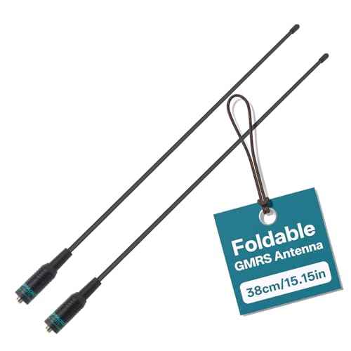 TIDRADIO TD-771 GMRS Radio Antenna 2 Pack?15.15 Inch SMA Female 462-468MHz, Compatible with TD-H8/TD-H3/H3 Plus/GM-5RH/UV-5G Plus/GM-15 Pro/UV-9G/GM21 Walkie Talkies