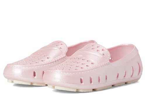 Floafers Kids Prodigy Driver Metallic Toddler Shoes - Pink Metallic/Cream - Little Kid