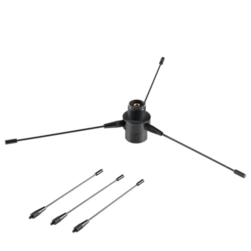 UHF VHF Dual Band 136-174MHz 400-470MHz Mobile Base Radio Antenna Ground Plane Kit, 2m/70cm PL259 to SO239 Ground Plane Mount, Improve SWR