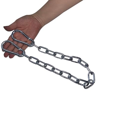 M5 22-Inch Trailer Safety Chain with Locking Carabiners - Grade 30, 1000lb Capacity
