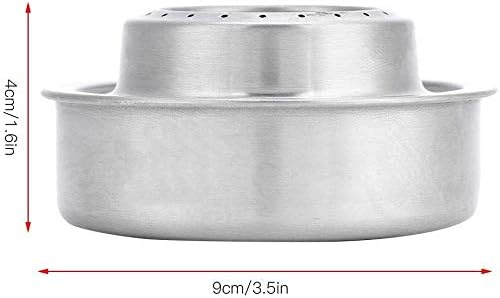 Portable Mini Alcohol Stove Outdoor Camping Stove, Lightweight Stainless Steel Spirit for Outdoor Camping Hiking Backpacking Picnic BBQ