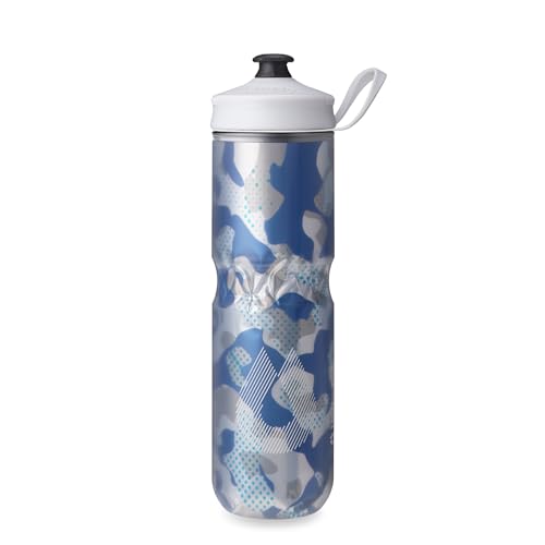 HydraPak Polar Sport Insulated Water Bottle 24oz - Contender Blue