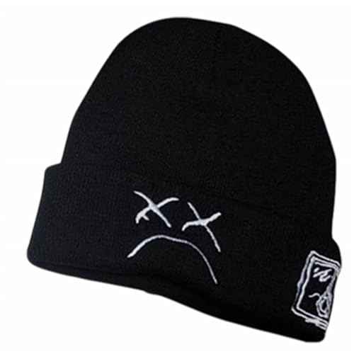 Fashion Beanie for Men Beanies Women,Warm Winter Hats for Men Embroidery Unisex Knit Hat Skull Cap