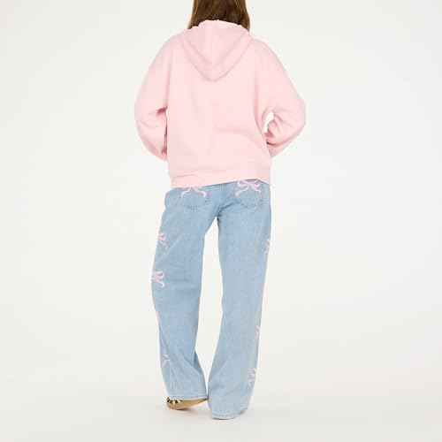 Forever 21 womens Oversized Fleece Hoodie With Kangaroo Pocket