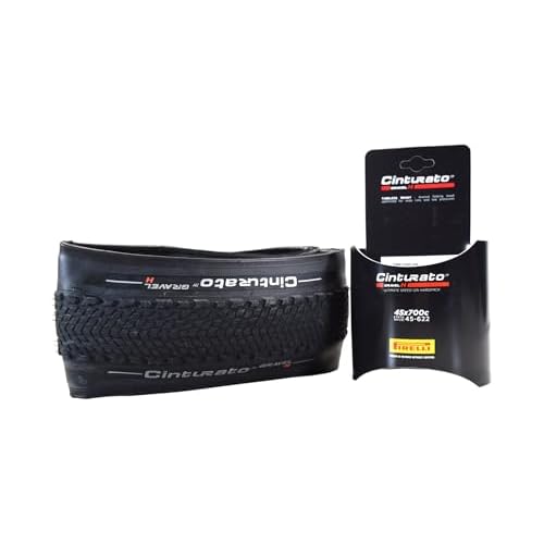 Pirelli Cinturato Gravel H 45-622 (700 x 45c) Gravel Bike Tire Designed for Compact Terrain - SpeedGRIP Compound for Superior Grip in All Weather - High Puncture Protection