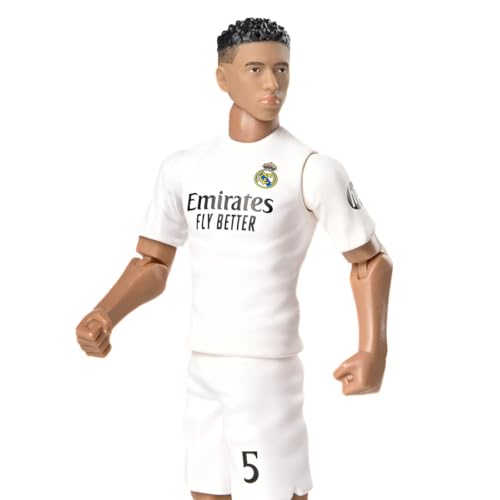 Real Madrid Jude Bellingham 8-Inch Action Figure - Collectible Soccer Player Statue (Variation: Real Madrid / Bellingham)