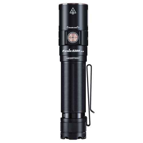 Fenix E28R V2.0 EDC Flashlight, 1700 Lumen USB-C Rechargeable Compact Pocket Size with Magnetic Tail