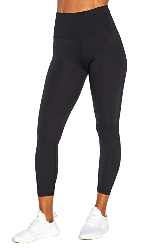 Zobha Women's Kinley High-Rise Back Pocket Yoga Leggings - Large Black