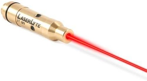 LaserLyte Laser Trainer Cartridge for Firearms with Built-In Rubber Snap Cap for Dry Fire and Laser Bullet Sight Training with Rifles and Handguns