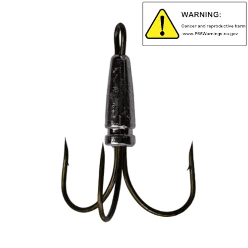 Weighted Snagging Fishing Hooks Set - 8/0 2 Pieces, 5 Sizes for Bait & Catching Fish