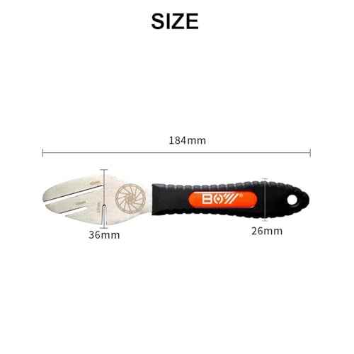 Bicycle Rotor Truing Fork, Bike Disk Brake Rotor Alignment Tool with Comfortable Operating Handle