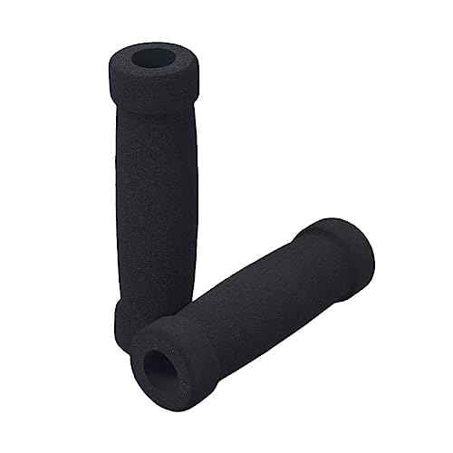 AlveyTech 130 mm (5") Long Handlebar Grip (Set of 2) - Replacement Foam Grips for Mobility Scooters, Folding E-Scooter, Electric Bicycles, Mini Dirt Gas Powered Bikes, Pit Pocket Mod Bike Parts