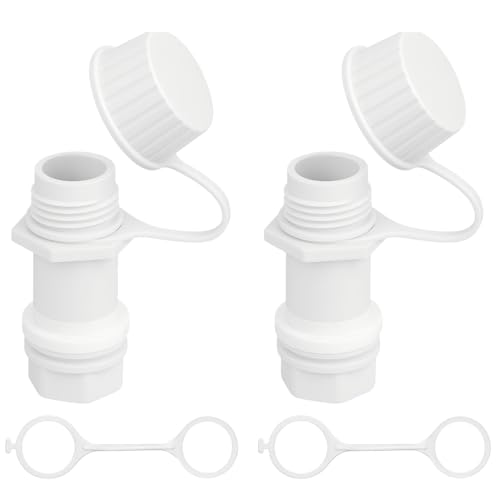 2 Pack Cooler Drain Plug Replacement Kit for Igloo 50-165 Qt Coolers with Tethered Caps