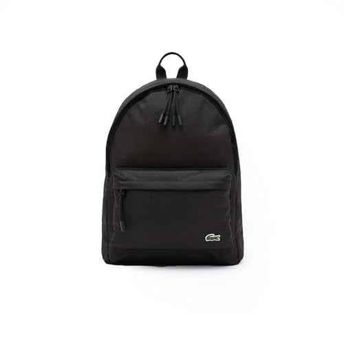 Lacoste Men's Sinpople Monogramme Backpack, Black, One Size