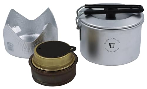 Trangia Micro Original Lightweight Compact Stove | Perfect for Solo Camping | Includes T-Cup w/Lid