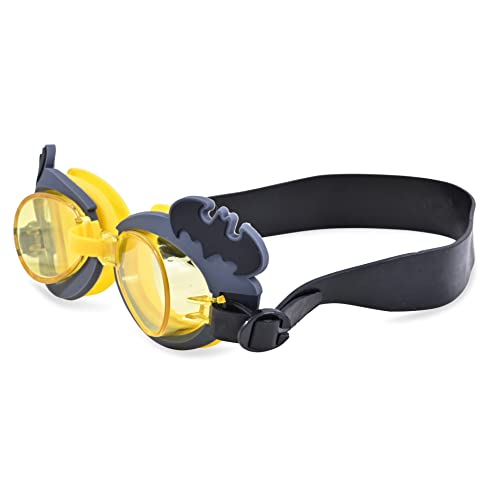Kids Swim Goggles for Boys and Girls with Carrying Case - Yellow