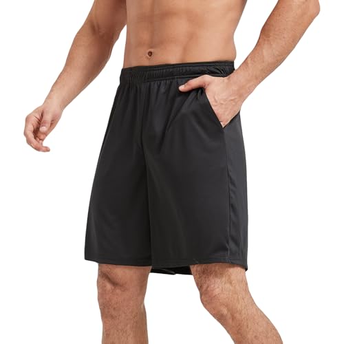 5 Pack Men's Athletic Gym Shorts with Pockets Quick Dry Activewear Workout Running Shorts for Men