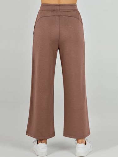 ANRABESS 2 Piece Travel Airport Outfits for Women - Medium Brown