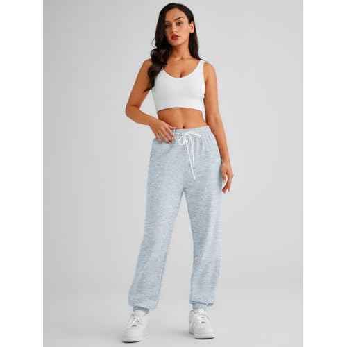 AUTOMET Women's Cinch Bottom Sweatpants Athletic Joggers Lounge Pants with Pockets