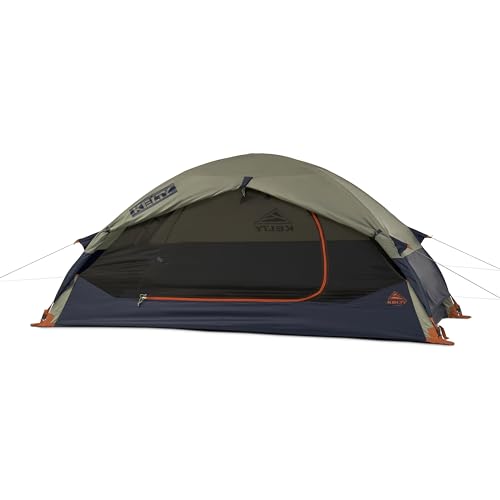 Kelty Late Start 1P Backpacking Tent – Lightweight Solo Camping Tent Shelter with Quickcorners, Aluminum Poles, Waterproof Poly Fly, Updated for 2024 (1 Person)