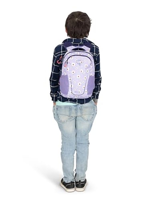 Osprey Daylite Jr. Kids' Commuter Backpack, Daisy Print/Euphoria Purple