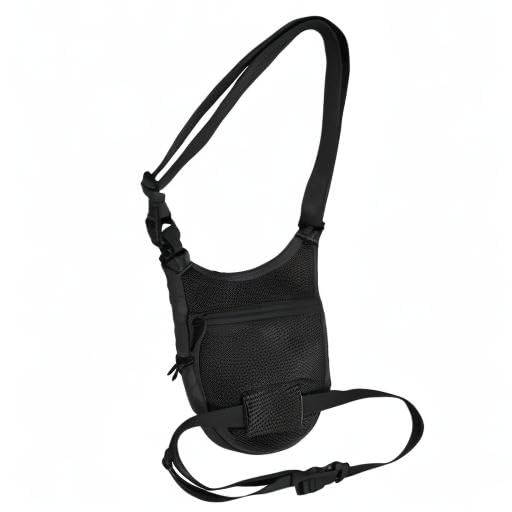 TAC5TAC Underarm sling bag for men,Slim anti theft Conceal Carry crossbody tactical Chest Molle bag with Elastic Waistband