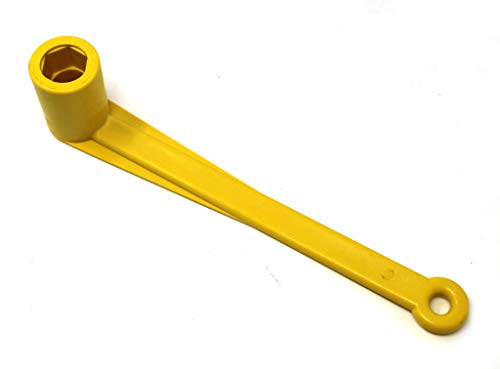 Emergency Boat Propeller Wrench 1-1/16" with 9/16" Drain Plug Socket - Yellow
