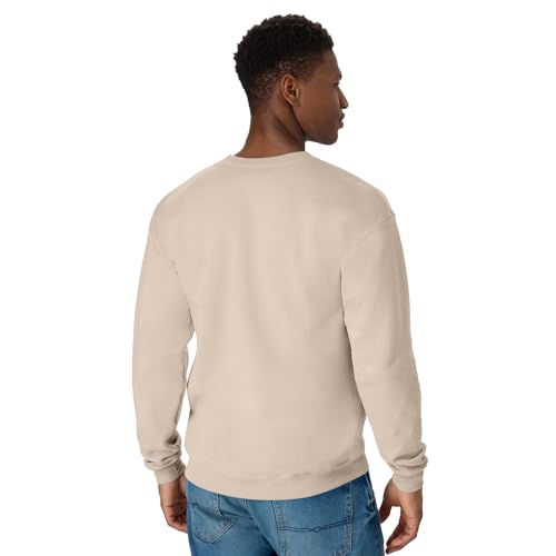 Men's EcoSmart Fleece Crewneck Sweatshirt - Big & Tall XX-Large Sand