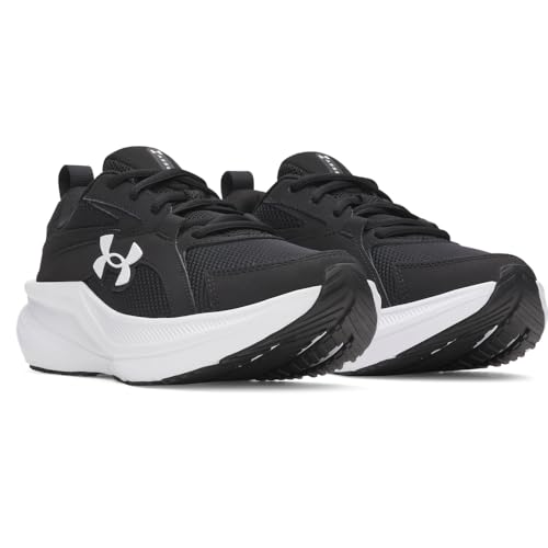 Under Armour Women's Charged Assert 11 Running Shoes - Wide Black/White, Size 10