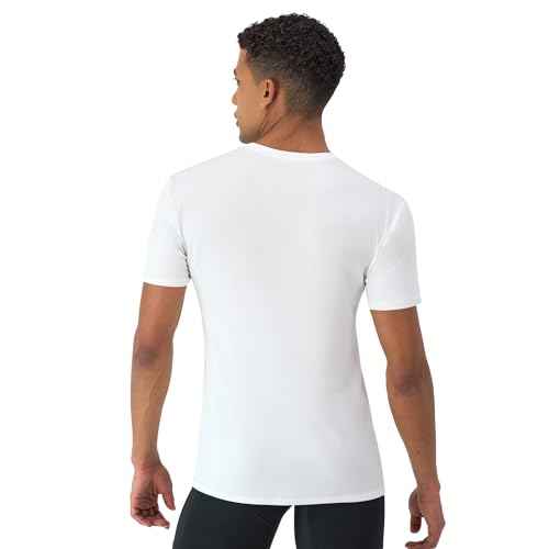 Hanes Men's Moves Breathable Mesh Back T-Shirt, X-Temp Moisture-Wicking Tee, White or Black/Grey, 3-Pack