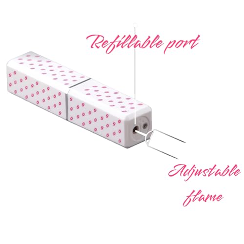 NIVEK Lipstick Lighter Kitty KT Cat Kawaii Kulomi Melody Bunny Rabbit Collectable (Pink Hearts)