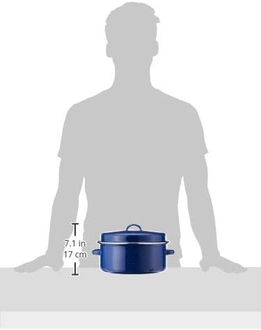 Stansport Enamel Cook Pot - Durable Camping Cookware for Outdoor Cooking