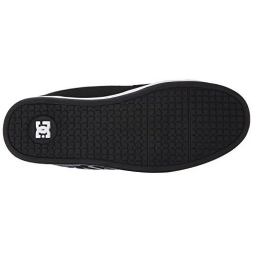 DC Men's NET Shoe, Black/Black/White, 8 D US