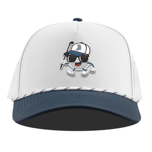 Men's Rope Hat - White/Orion Bump 'N Run 5 Panel Baseball Cap