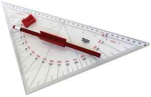 Professional Protractor Triangle #104 by WEEMS & PLATH - Precision Measuring Tool