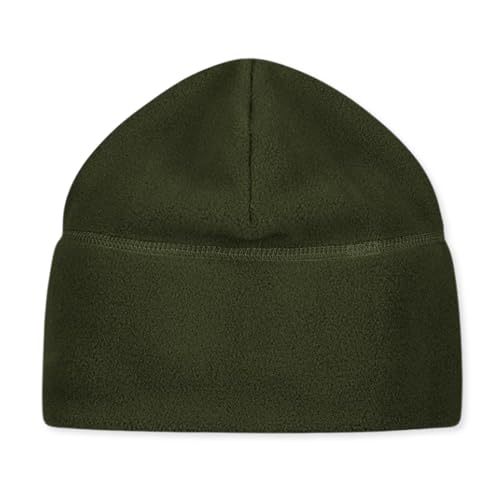 M MCGUIRE GEAR GI Polartec 100 Fleece Watch Cap Beanie, Lightweight Fitted Cap, Tactical Gear & Warm Winter Hat - Made in USA