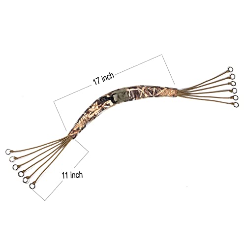 Waterfowl Hunting Duck Lanyard Carrier with Padded Strap and 12 Drops