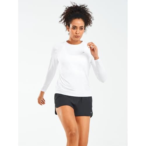 ALLZERO Women's UPF 50+ Long Sleeve Sun Shirts Quick Dry SPF Shirts for Workout Hiking Fishing Rash Guard