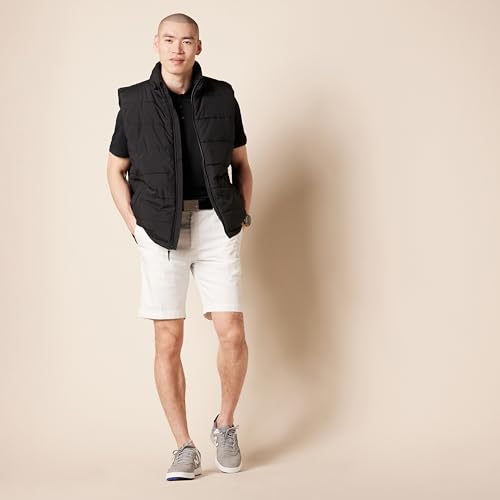 Men's Recycled Polyester Slim-Fit Quick-Dry Golf Polo Shirt - Black, Large